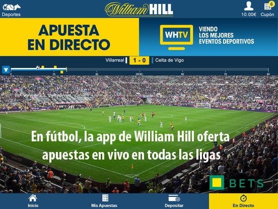 app william hill apuestas live