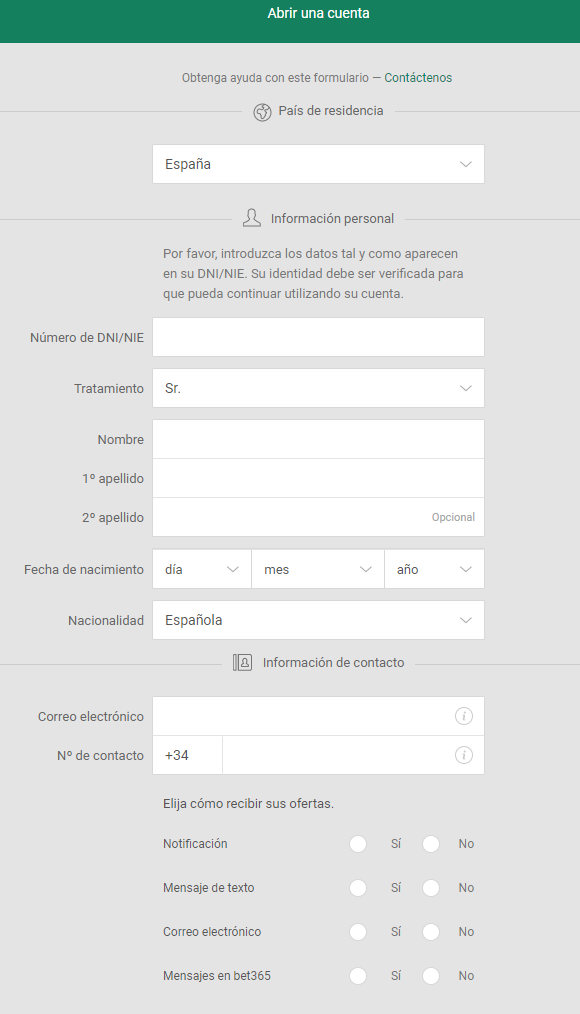 registro en la casa bet365