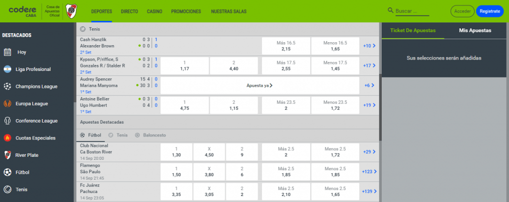 codere bono deportes
