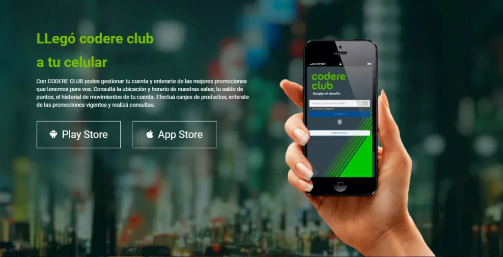 codere descargar app
