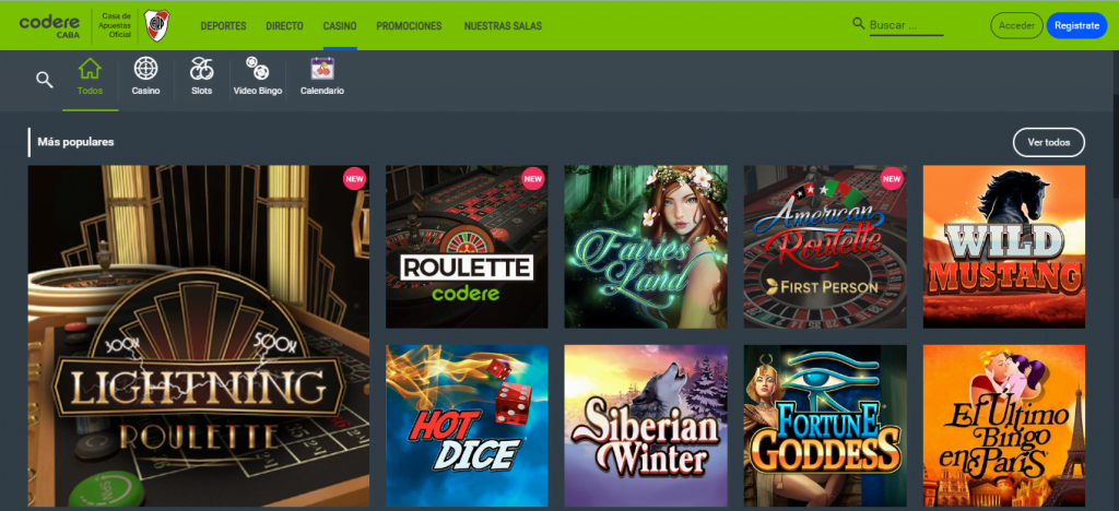 codere ruletas