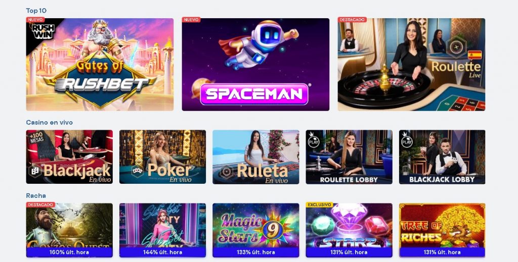 rushbet bono para tenis