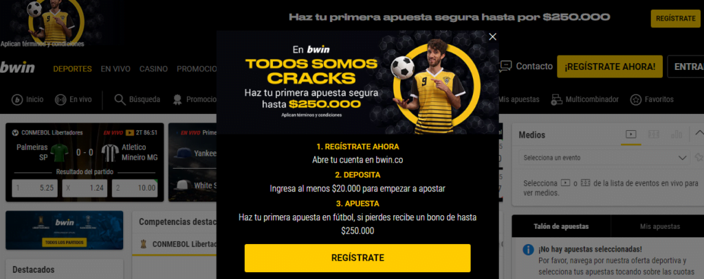 bwin oferta para casino