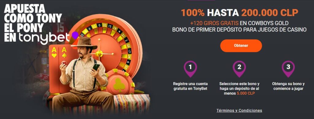 TONYBET bono casino