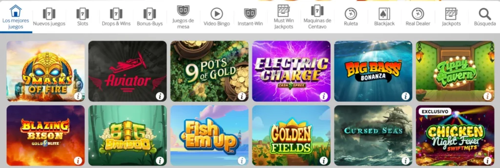 betway slots méxico