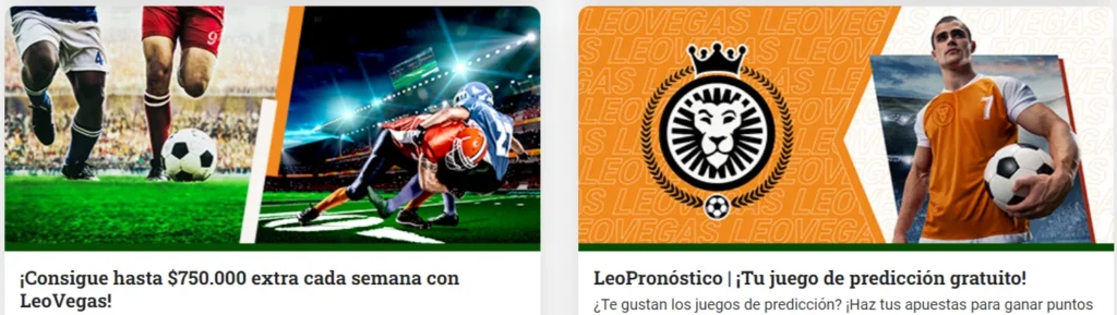 leovegas oferta para deportes