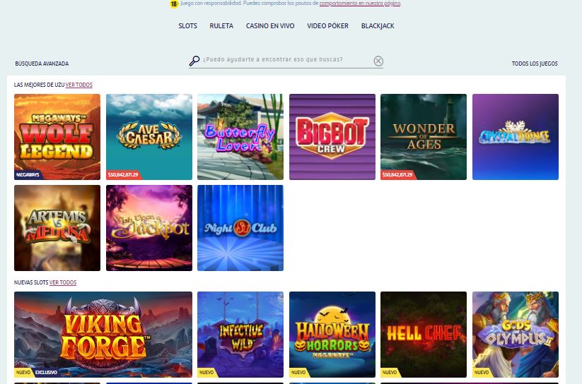 playuzu oferta casino