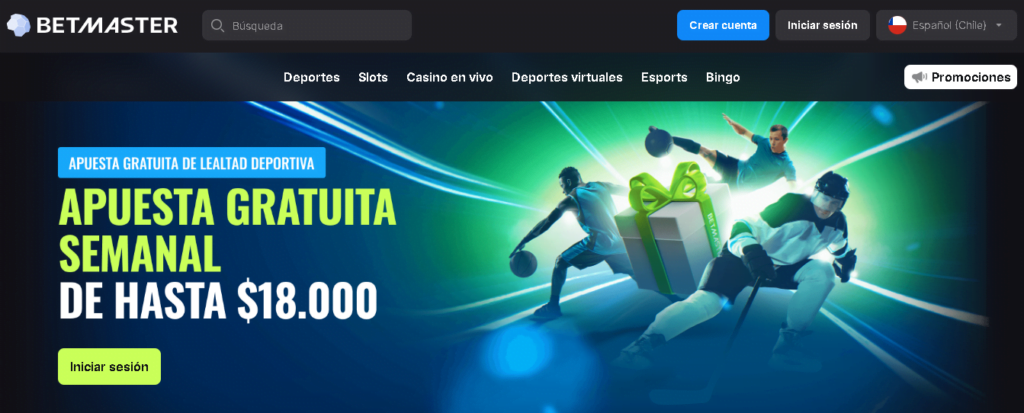 betmaster bono deportes