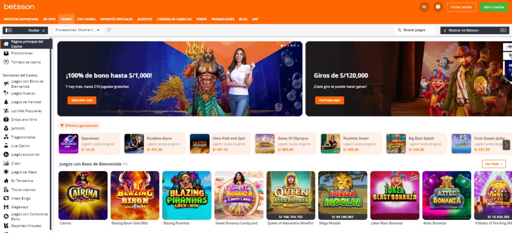betsson oferta casino