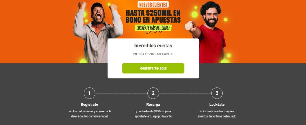 LUCKIA bono sin deposito