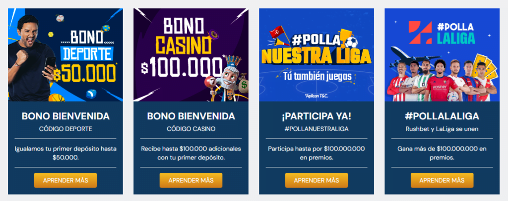 RUSHBET como descargar app