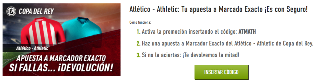 promocion sportium atlético de madrid vs athletic club