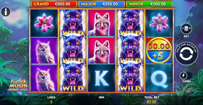 Panther Moon Bonus Lines