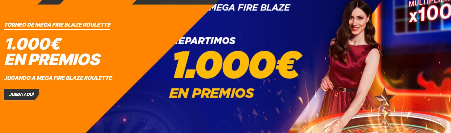 Torneo Mega Fire Blaze Roulette