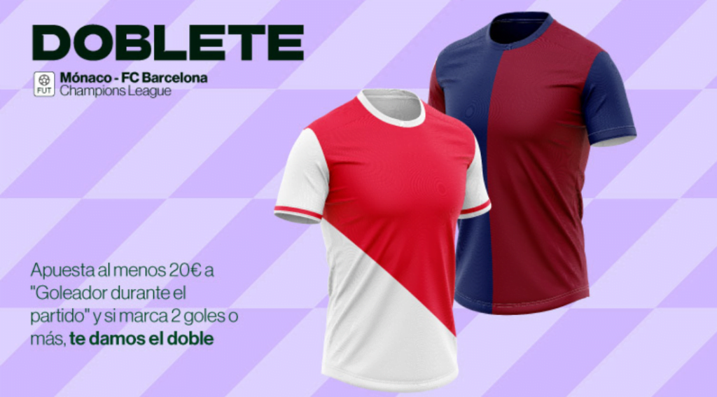 doblete retabet mónaco vs barcelona