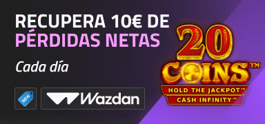 luckia cashback 20 coins