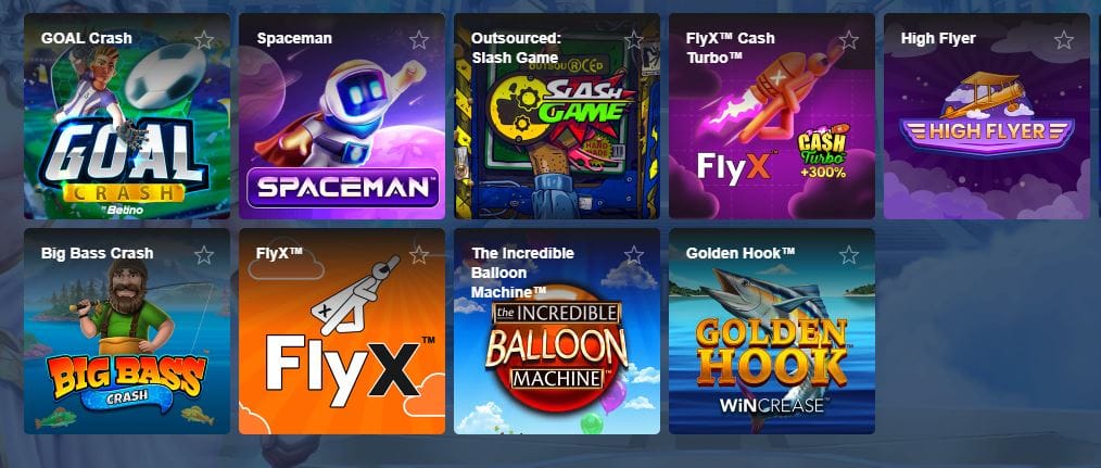 Marathonbet Casino slots Crash Games