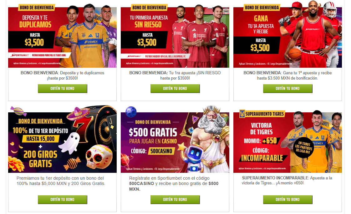 sportiumbet bono gratis