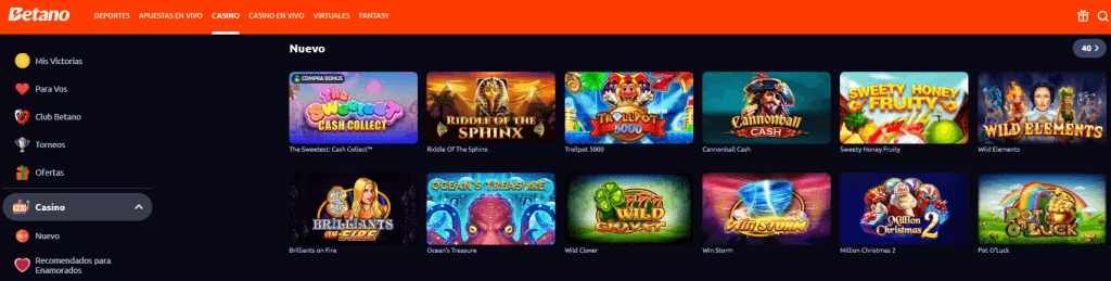 betano oferta para casino