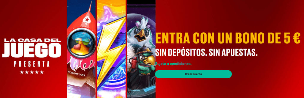 bono sin deposito de pokerstars casino