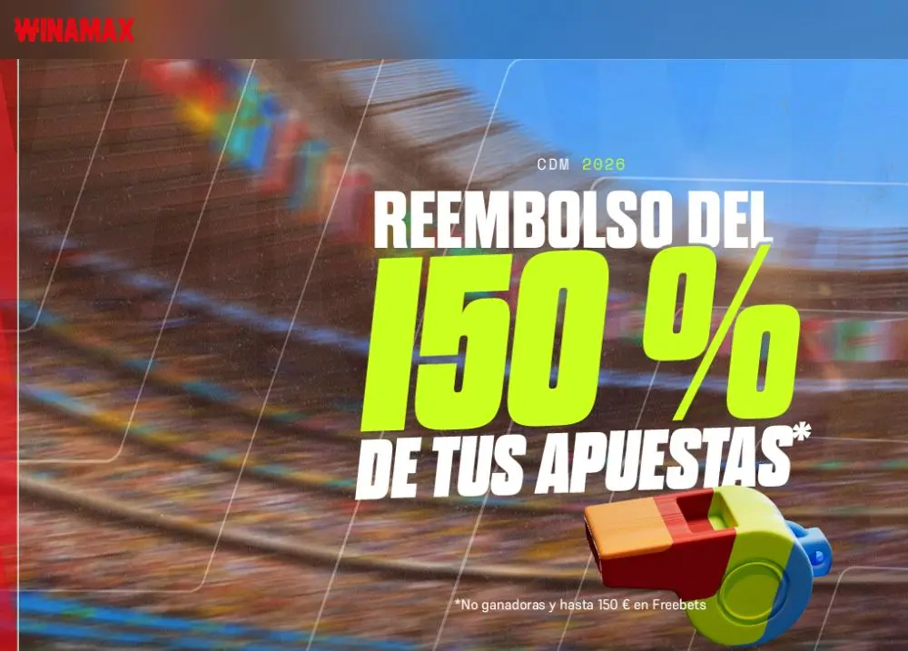 Winamax bono de bienvenida mundial