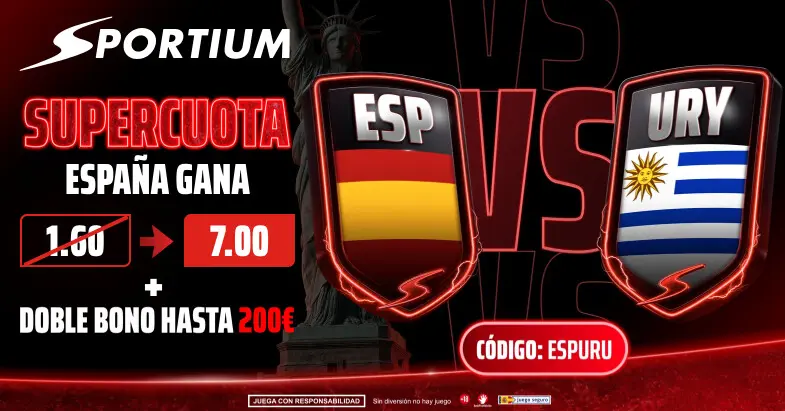 bienvenida españa vs uruguay sportium