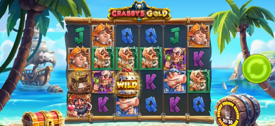 jugar crabby's gold